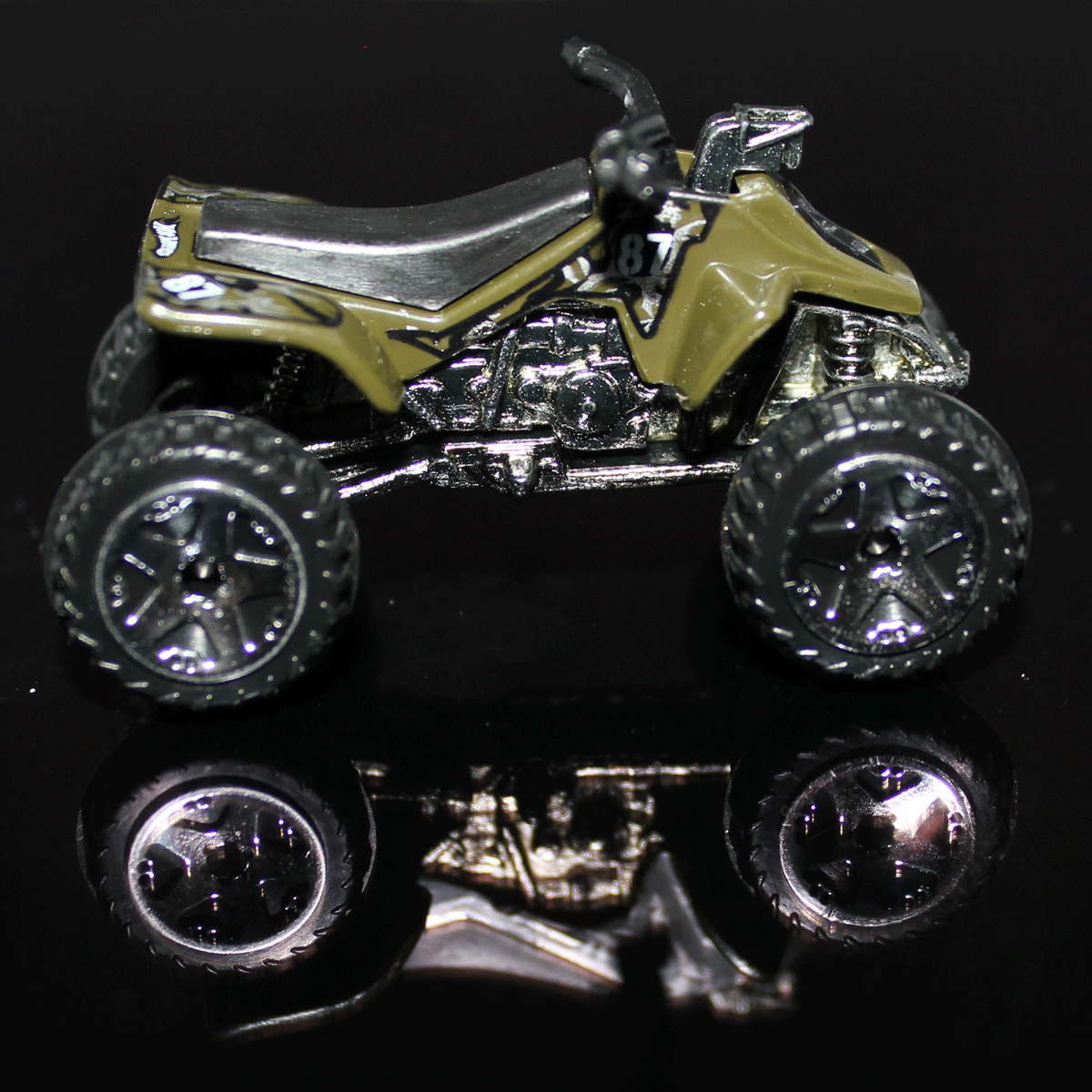 Hot-Wheels-Motorcycle-ATV-H9075-Green