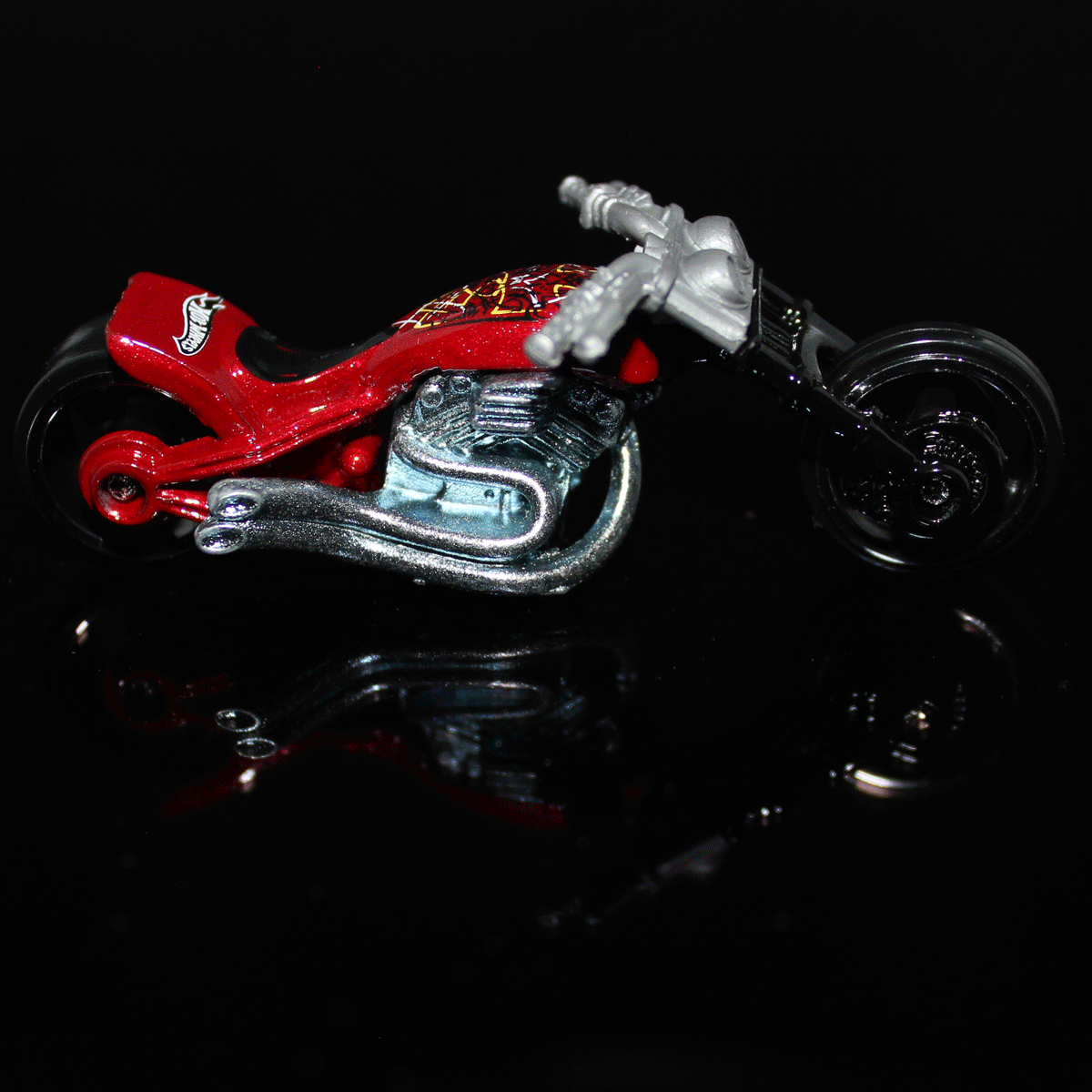Hot-Wheels-Motorcycle-Blast-Lane-J3451-Red